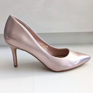 H&M pink metallic high heels